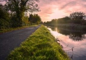 Beautiful Sunset at Kildare Canal